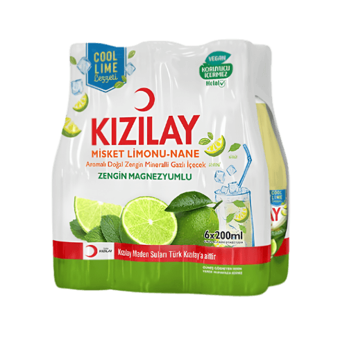 Kizilay Natuurlijk Mineraalwater Limoen Munt 200 ml
