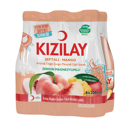 Kizilay Natuurlijk Mineraalwater Abrikoos en Mango 200 ml