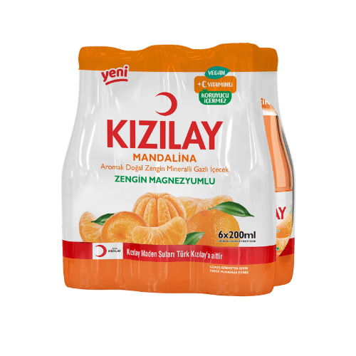Kizilay Natuurlijk Mineraalwater Mandarijn 200 ml