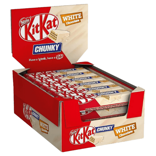 Kitkat Chunky White Single Bar 24x40g 40 gram