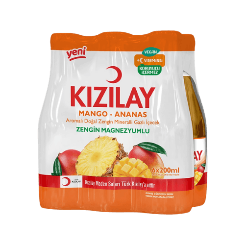 Kizilay Natuurlijk Mineraalwater Mango Ananas 200 ml