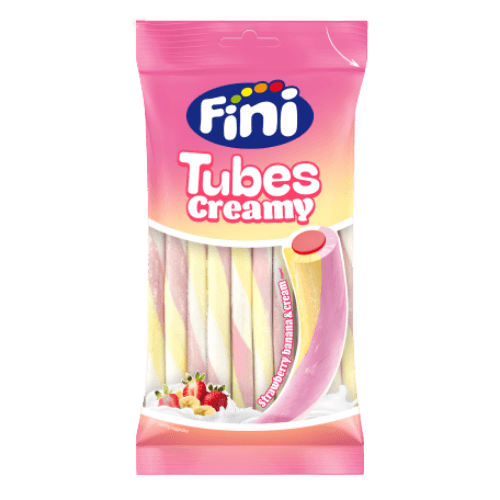 Fini Tubes Creamy Strawberry Banana Halal 80 gram