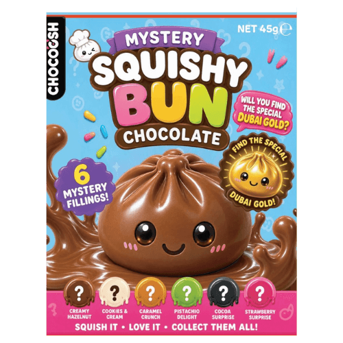Chocoosh Mystery Squishy Bun Chocolate 45 gram